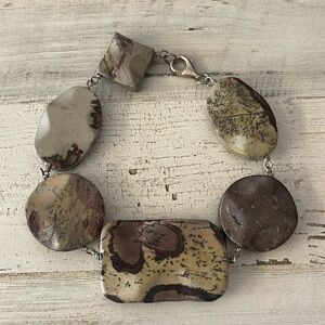 Jay King Silver Multi Stone Bracelet.